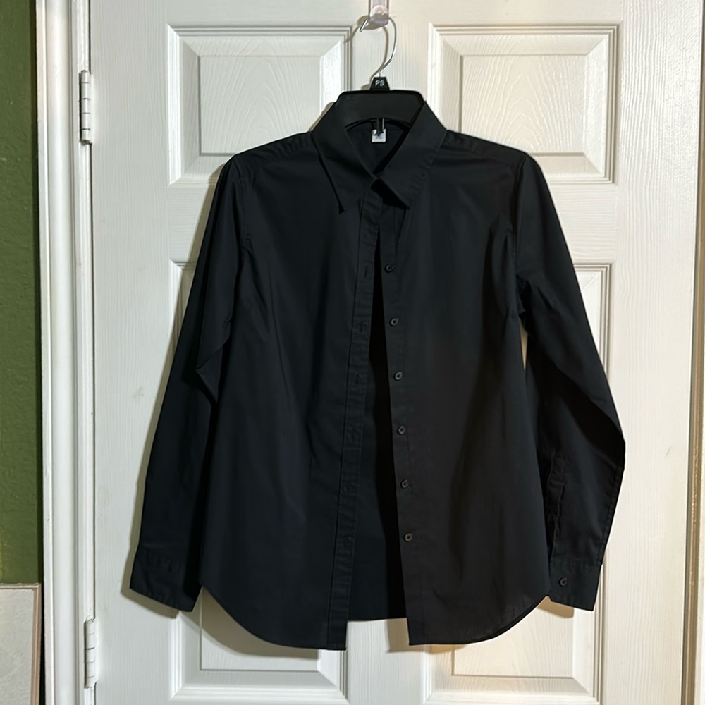 Port Authority shirt. long sleeve, black size xs